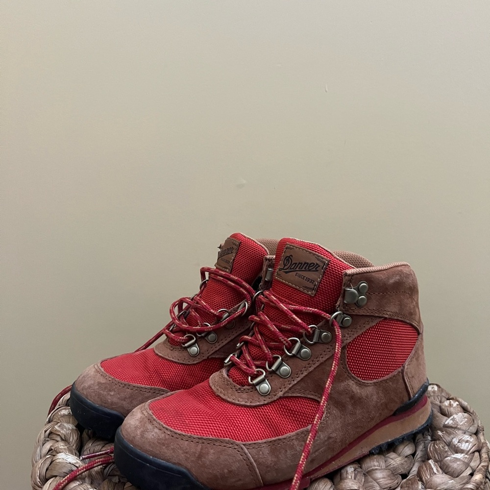 Danner Red and Brown Outdoor Boots
